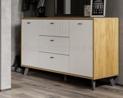 Комод 3 ящика двухстворчатый Милан