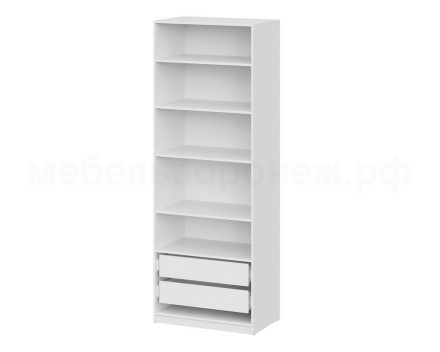 Шкаф ШК 5 800, белый текстурный