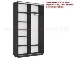 Шкаф-купе Экспресс 2-дверный глухой